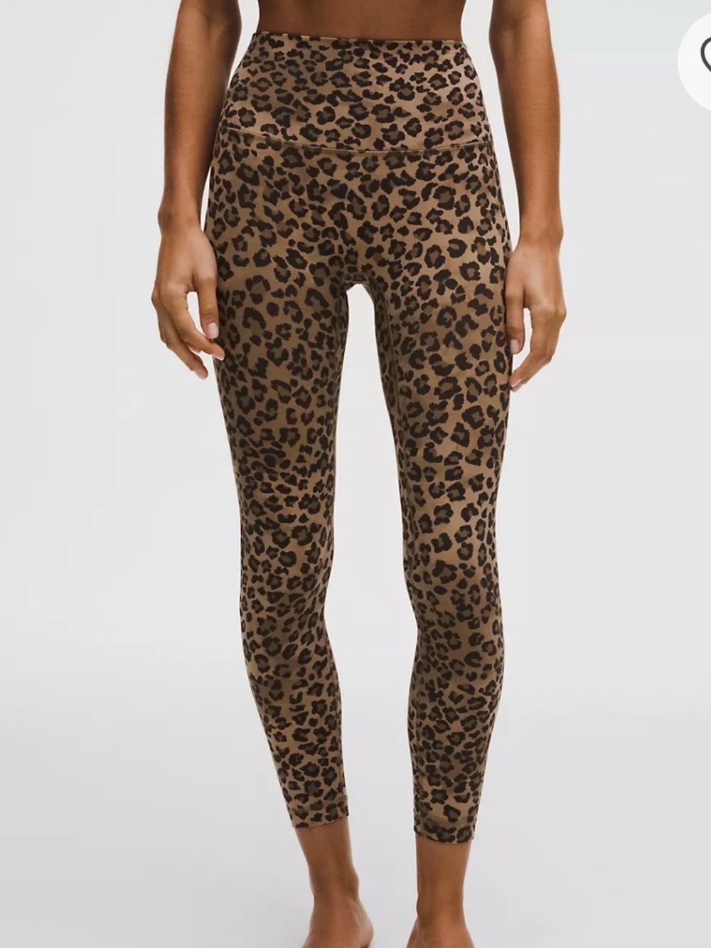 lululemon Align No Line™ High-Rise Pant 25" Leopard Size 8